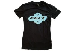 New Release -Felt Bicycles WOMENS CLASSIC TEE BLACK