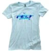 Felt Bicycles Felt Facet T-Shirt | Women's -Felt Bicycles WOMENS FACET TEE LT BLUE