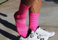 New Release -Felt Bicycles pink sock 2